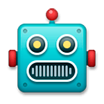 Emoji 🤖 Faccina Di Robot su LG G5.