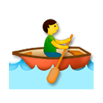 🚣 Emoji Persona Remando En Un Bote en LG G5.