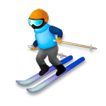 ⛷️ Emoji Esquiador na LG G5.