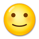 🙂 Emoji leicht lächelndes Gesicht LG G5.
