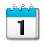 🗓️ Emoji Calendario De Espiral en LG G5.