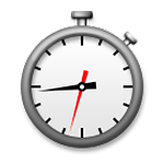 Emoji ⏱️ Cronometro su LG G5.