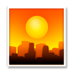 Émoji 🌇 Coucher De Soleil sur LG G5.
