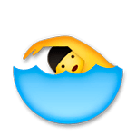 🏊 Emoji Pessoa Nadando na LG G5.