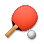 Émoji 🏓 Ping-pong sur LG G5.