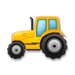 🚜 Emoji Tractor en LG G5.