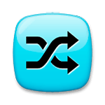 Emoji 🔀 Pulsante Di Riproduzione Casuale su LG G5.