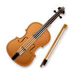🎻 Emoji Violino na LG G5.