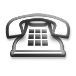 🕾 Emoji Weißes Telefon mit Tonwahl LG G5.