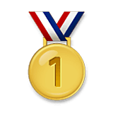 Emoji 🥇 Medaglia D’oro su LG Velvet.