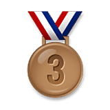 🥉 Emoji Medalla De Bronce en LG Velvet.