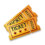 Emoji 🎟️ Biglietto D’ingresso su LG Velvet.