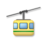 Émoji 🚡 Tramway Aérien sur LG Velvet.