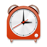 ⏰ Emoji Reloj Despertador en LG Velvet.