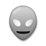 Emoji 👽 Alieno su LG Velvet.