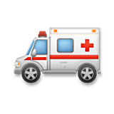 Emoji 🚑 Ambulanza su LG Velvet.
