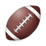 Emoji 🏈 Football Americano su LG Velvet.