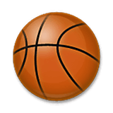 Émoji 🏀 Basket sur LG Velvet.