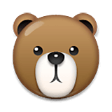 Emoji 🐻 Orso su LG Velvet.