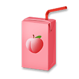 Emoji 🧃 Bevanda Monodose su LG Velvet.