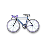Emoji 🚲 Bicicletta su LG Velvet.