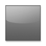 Emoji ⬛ Quadrato Nero Grande su LG Velvet.