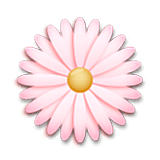 Emoji 🌼 Fiore su LG Velvet.