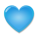 Coração Azul LG Velvet.