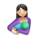 🤱🏻 Emoji Lactancia Materna: Tono De Piel Claro en LG Velvet.