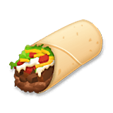 Émoji 🌯 Burrito sur LG Velvet.