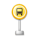 Emoji 🚏 Fermata Dell’autobus su LG Velvet.