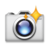 📸 Emoji Câmera Com Flash na LG Velvet.