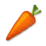 🥕 Emoji Zanahoria en LG Velvet.