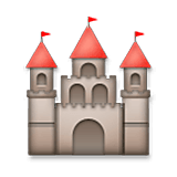 Emoji 🏰 Castello su LG Velvet.