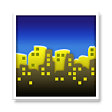 Emoji 🏙️ Paesaggio Urbano su LG Velvet.