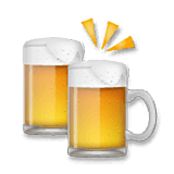 🍻 Emoji Jarras De Cerveza Brindando en LG Velvet.
