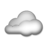 Emoji ☁️ Nuvola su LG Velvet.