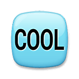 Emoji 🆒 Pulsante COOL su LG Velvet.