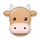 🐮 Emoji Cara De Vaca en LG Velvet.