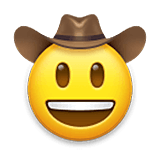 Visage Avec Chapeau De Cowboy