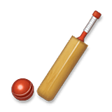 Emoji 🏏 Cricket su LG Velvet.