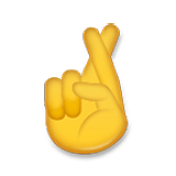 🤞 Emoji Dedos Cruzados en LG Velvet.
