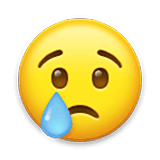 Emoji 😢 Faccina Che Piange su LG Velvet.