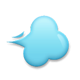 Emoji 💨 Nuvola Di Polvere su LG Velvet.