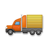 Emoji 🚚 Camion su LG Velvet.