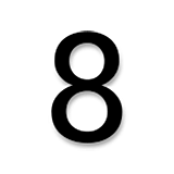 Emoji 8️ Cifra otto su LG Velvet.