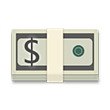 Emoji 💵 Banconota Dollaro su LG Velvet.
