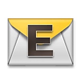 Emoji 📧 E-mail su LG Velvet.