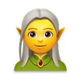 Emoji 🧝 Elfo su LG Velvet.