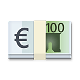Émoji 💶 Billet En Euros sur LG Velvet.